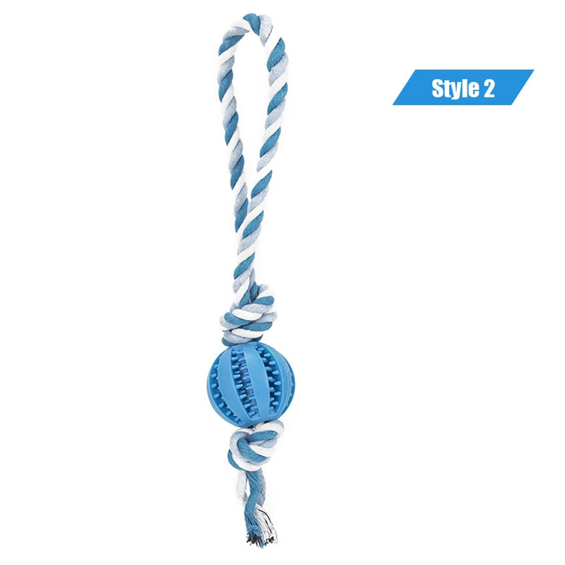 Dog Interactive Rope Balls Toys