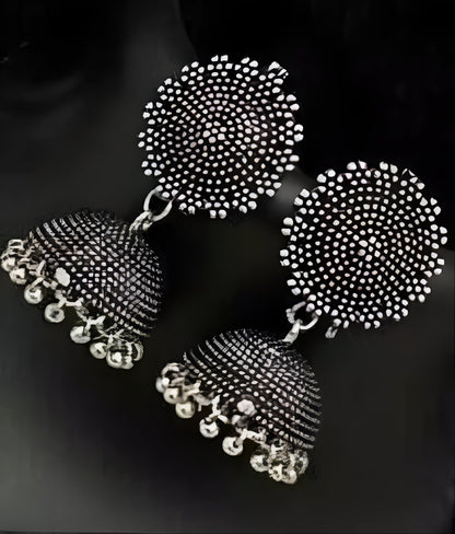 Ball neckless with naintara jhumki Jewellery Set