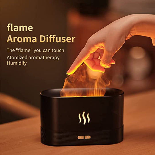Avahim Flame Air Aroma Diffuser Humidifier, Noiseless with 7 Flame Color