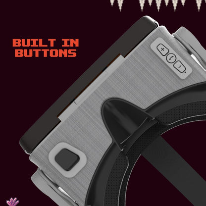 Procus PRO VR Headset - 100-120 Degree FOV with Highest Immersive Experience - 3.5mm Jack Inbuilt Headphones with Procus Stingray VR Controller (Grey)