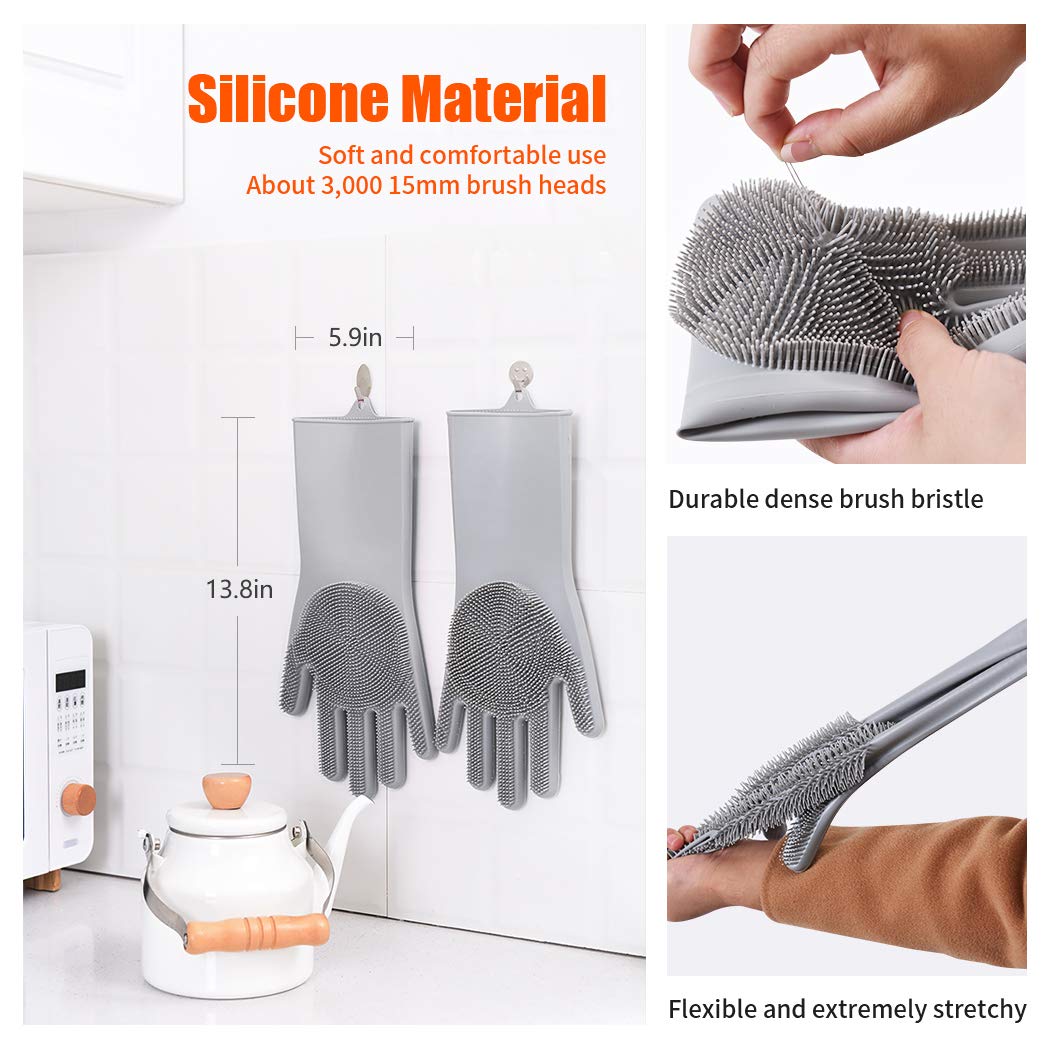 Avahim Multi Purpose Dog & Cat Cleaning Gloves - Pet Grooming Gloves