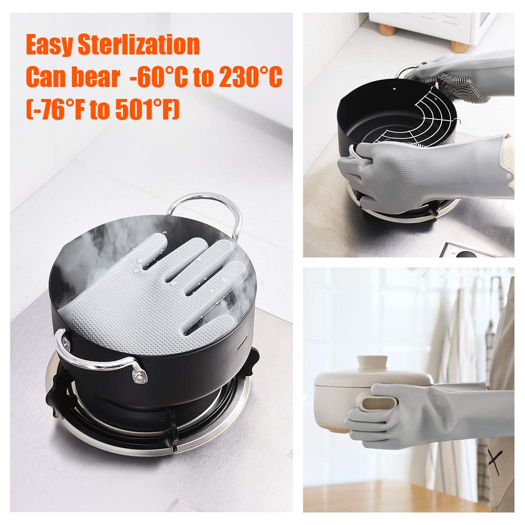 Avahim Multi Purpose Dog & Cat Cleaning Gloves - Pet Grooming Gloves