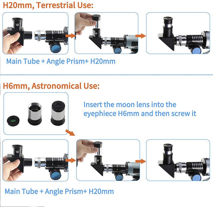 Professional HD 90X Beginners & Kids Telescope With Tripod