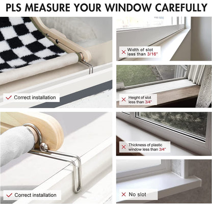 Hammock Cat Window Seat Bed