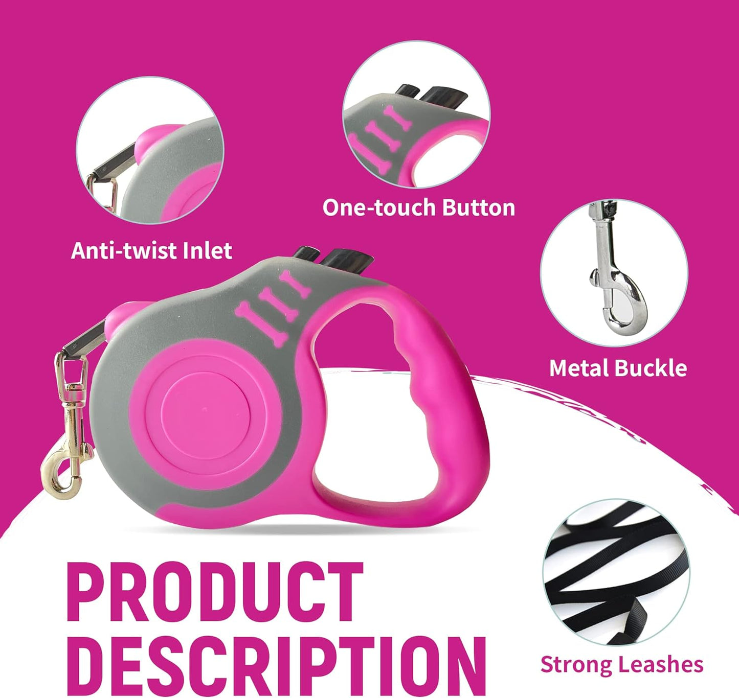 Retractable Automatic Dog Leash