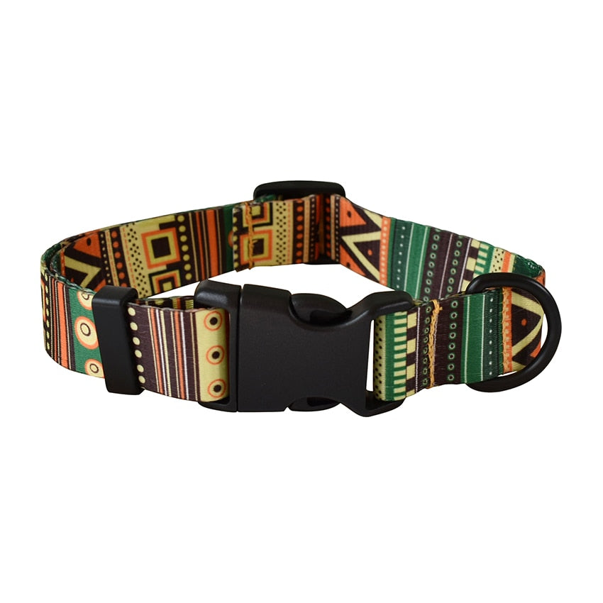 National style Printed Pet collar