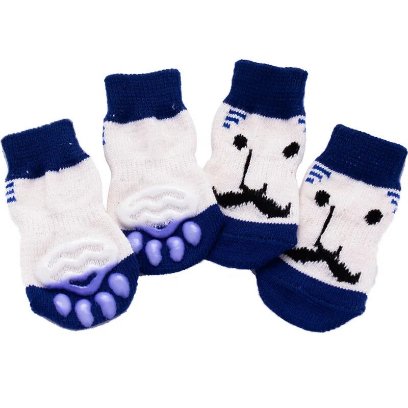 4Pcs Warm Puppy Dog Shoes