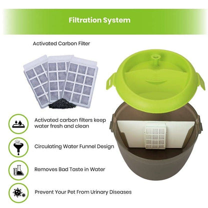 Automatic Cat Water Dispenser with dental care