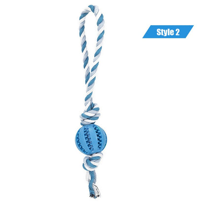 Dog Interactive Rope Balls Toys