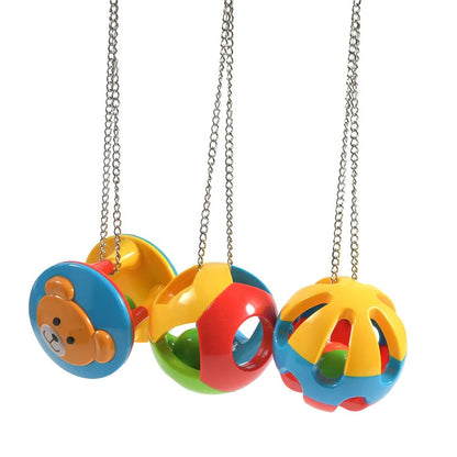 Cute Pet Bird Plastic Chew Ball Chain