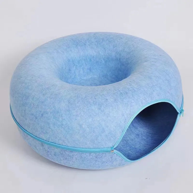 Felt Pet Cat House Cat Tunnel