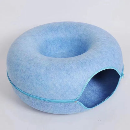 Felt Pet Cat House Cat Tunnel