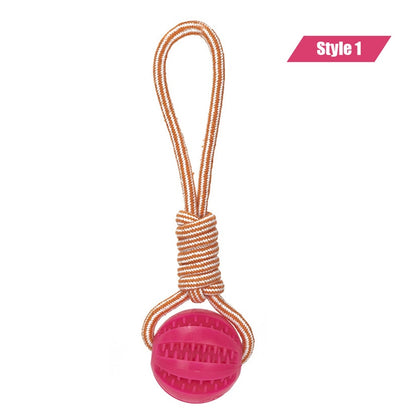 Dog Interactive Rope Balls Toys