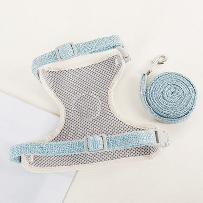 Small Pet Vest Breathable Leash