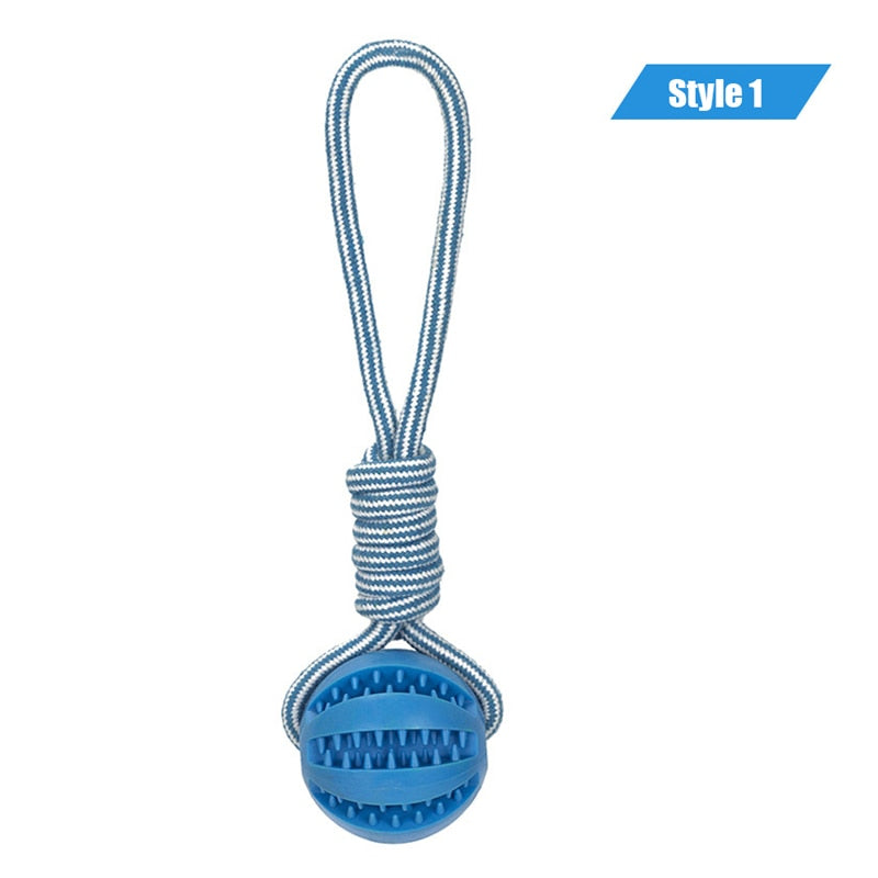 Dog Interactive Rope Balls Toys