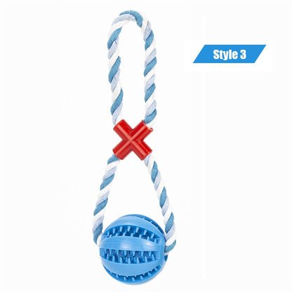 Dog Interactive Rope Balls Toys