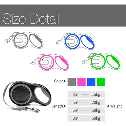 Long 8M Pet Automatic Leash