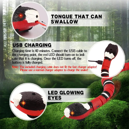 Automatic Cat Toys Interactive Smart Sensing Snake