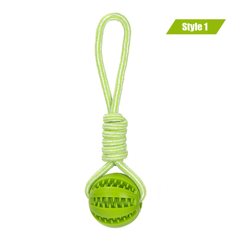 Dog Interactive Rope Balls Toys