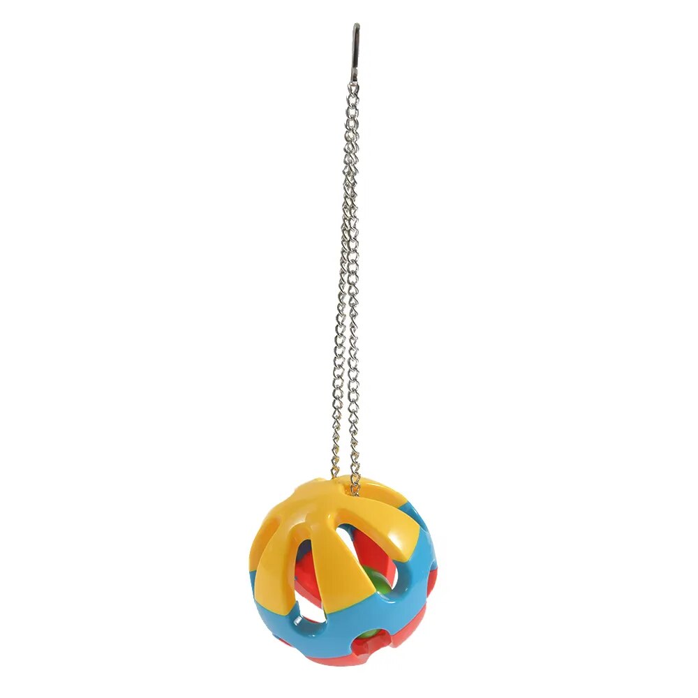 Cute Pet Bird Plastic Chew Ball Chain
