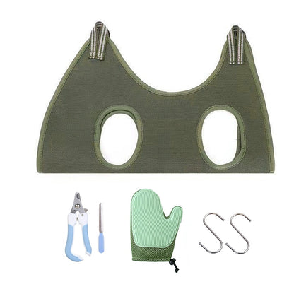 Cat Grooming nail cutting hammock