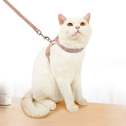 Small Pet Vest Breathable Leash