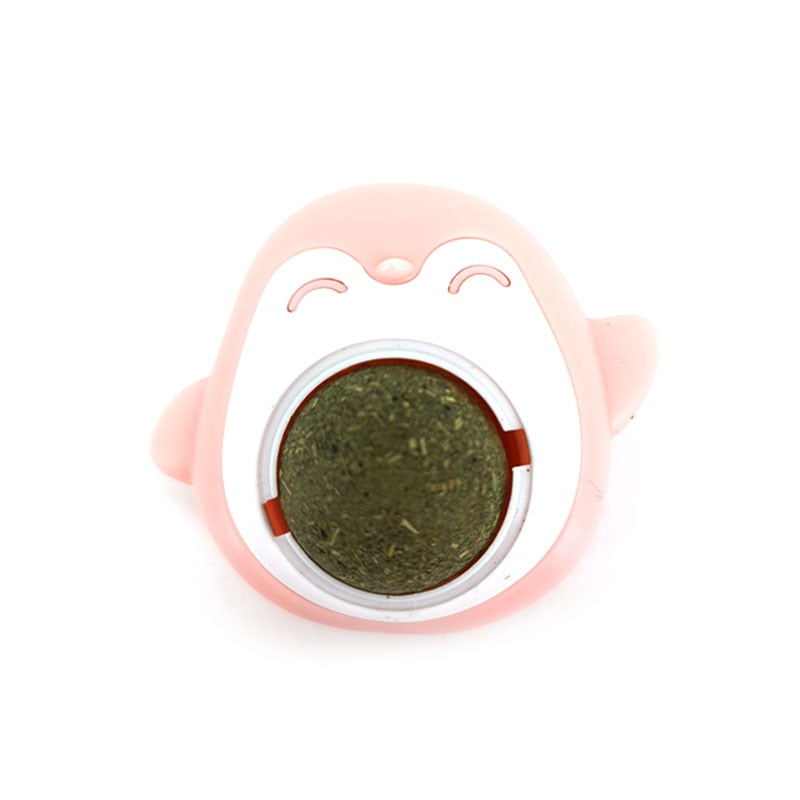 Pet Wall Stick-on Ball Toy