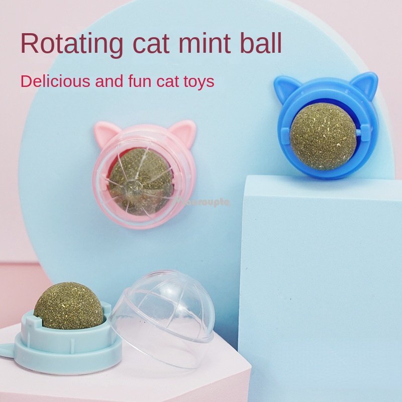 Pet Wall Stick-on Ball Toy