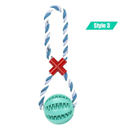 Dog Interactive Rope Balls Toys