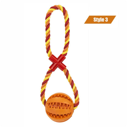 Dog Interactive Rope Balls Toys