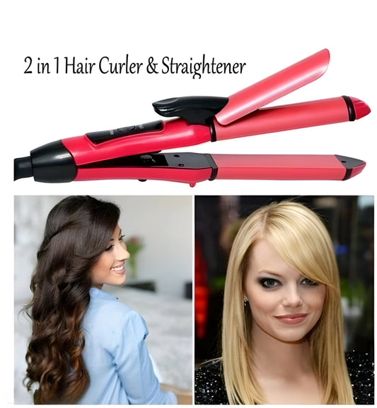 2 in 1 Curler and Straightener for Every Occasion Needs