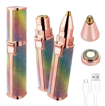 2 in 1 Hair Remover Epilator & Eyebrow Trimmer Machine