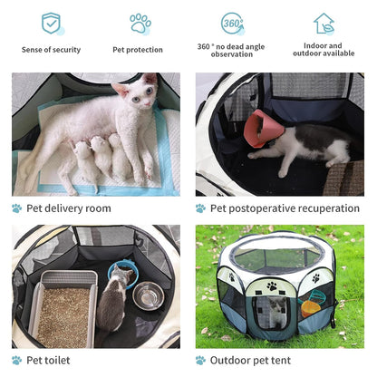 Portable and Foldable Pet Playpen