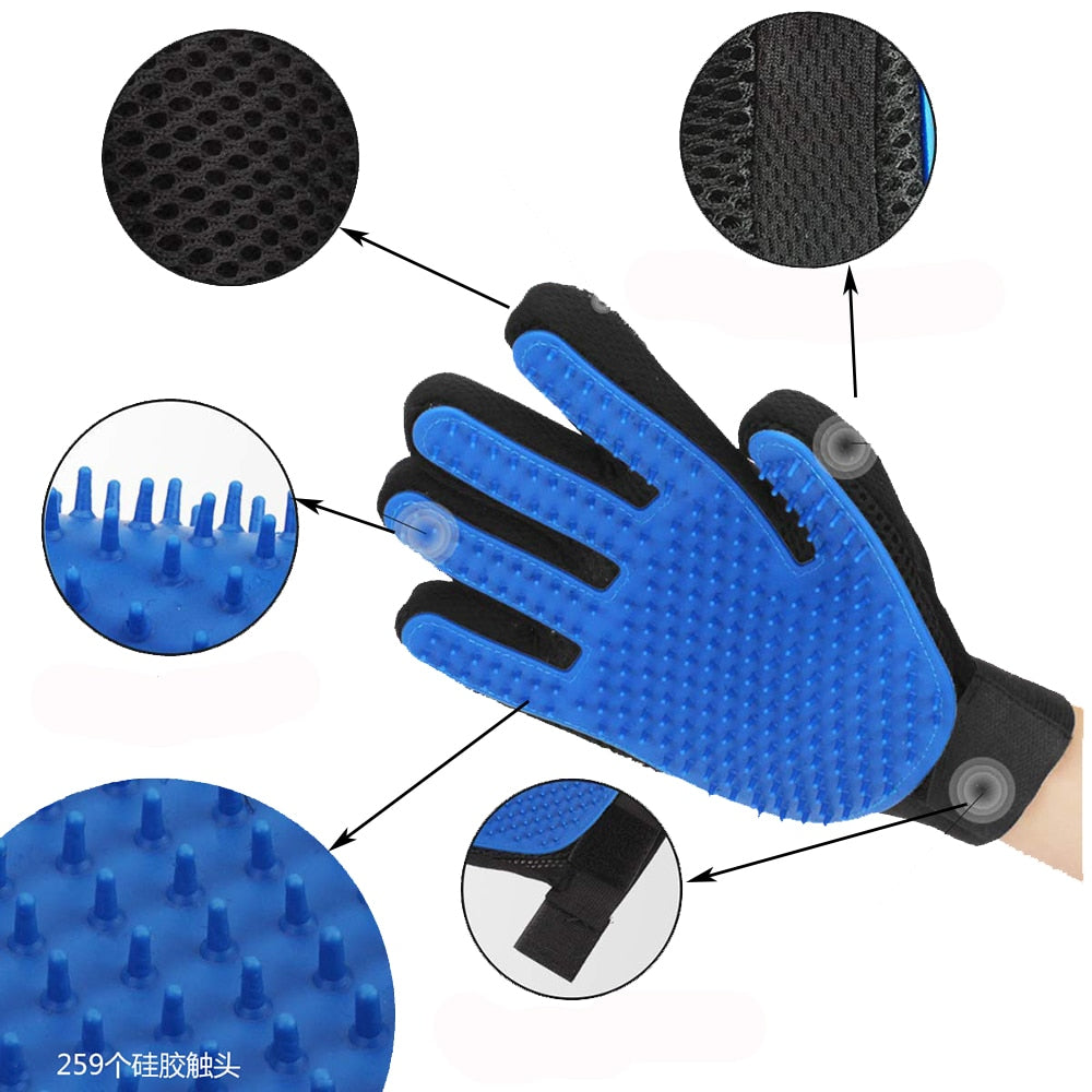 Combing Dog Shedding Gloves