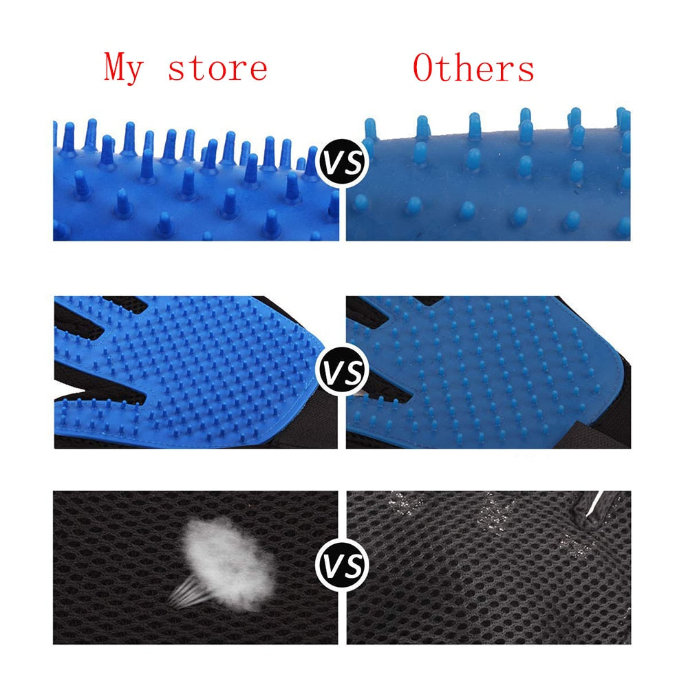 Combing Dog Shedding Gloves