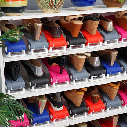 Adjustable Plastic Shoes Rack Organizer